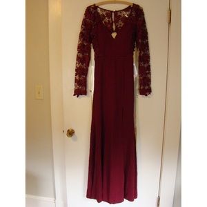 Deep Berry Maxi Dress from Saved By the Dress